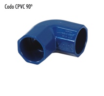 CODO 1 1/4 X 90 CPVC AZUL